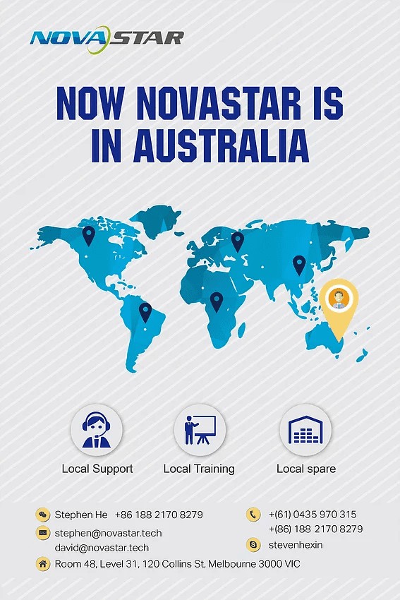 Now NovaStar Is In Australia - NovaStar